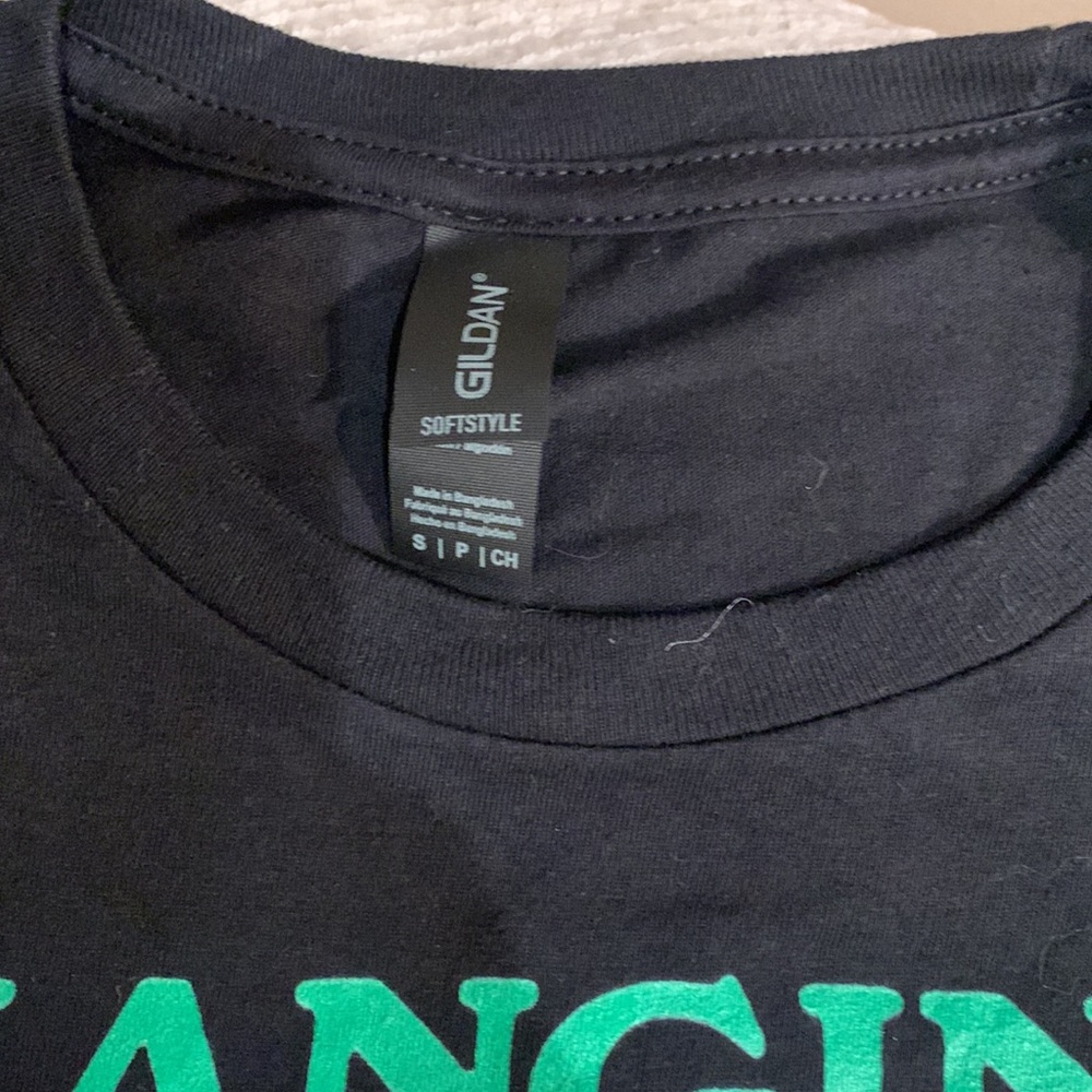 Hanging With My Friends Small Tshirt Funny Plant Cat Lover Black Shirt Adult - Picture 2 of 4